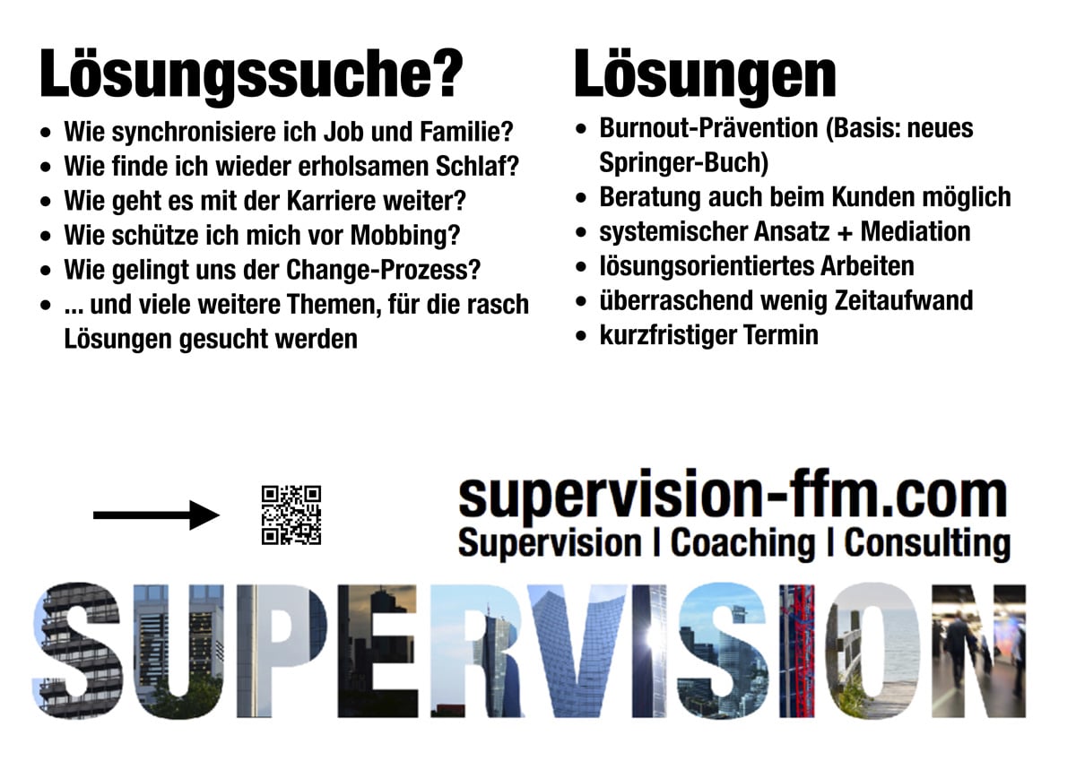 Supervision Frankfurt Lösungen