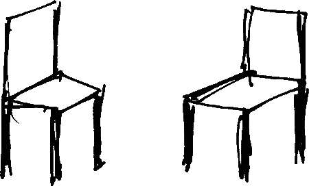 Stühle Zeichnung